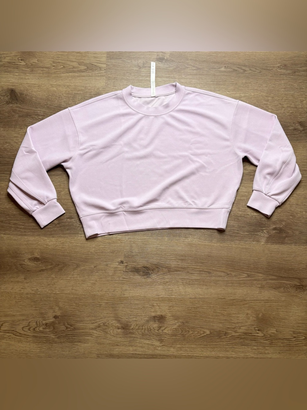 Lululemon Ribbed Softstreme Perfectly Oversized Cropped Crew